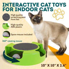 360 Spin Cat Mouse Toy