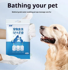 No-Rinse Pet Grooming Gloves