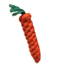 Tough Carrot Rope Toy for Dogs