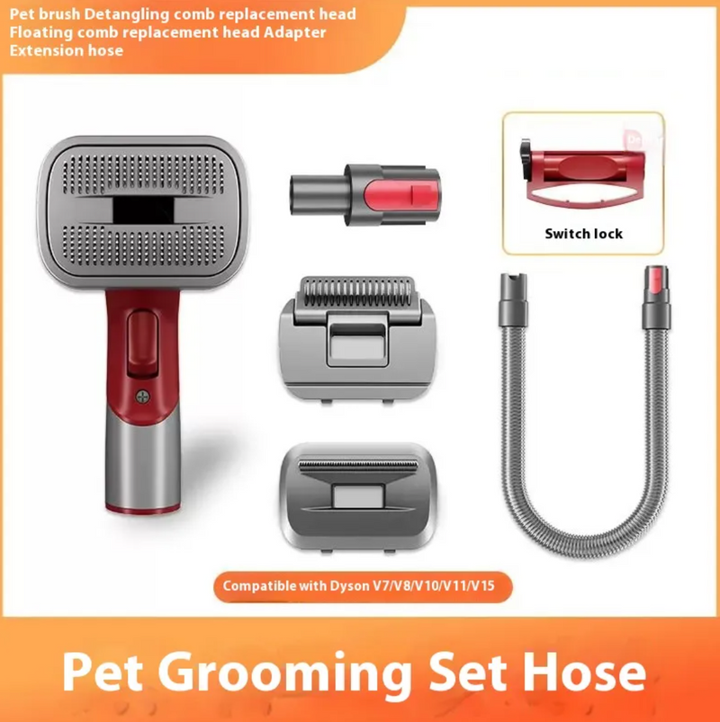 Full Series Pet Shaver Comb Suit with Hair Suction Head for Dogs and Cats