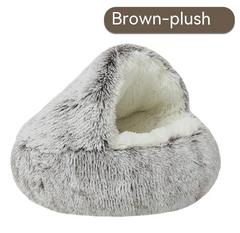 Cozy Pet Haven Semi-Enclosed Bed