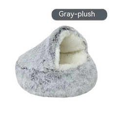 Cozy Shell Cat Bed