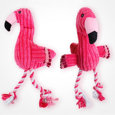 Flamingo Fun Chew Pet Toy