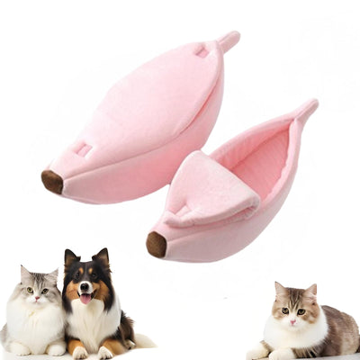 Cozy Banana Pet Bed for Small Animals