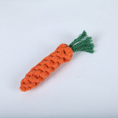 Tough Carrot Rope Toy for Dogs