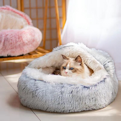 Cozy Shell Cat Bed