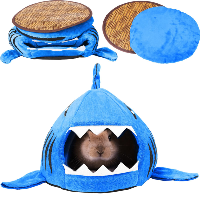Cozy Shark Pet Bed for Small Animals