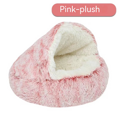 Cozy Shell Cat Bed
