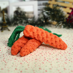Tough Carrot Rope Toy for Dogs